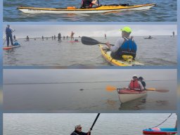 Seekajaker auf der Nordsee